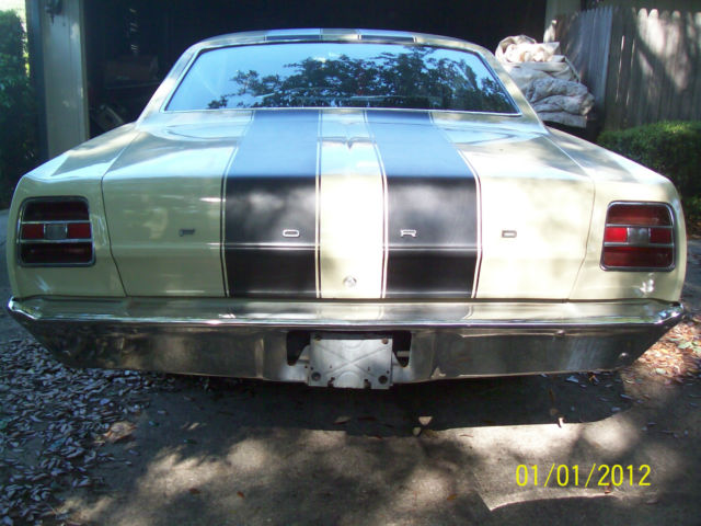 1969 Yellow Ford Fairlane Coupe