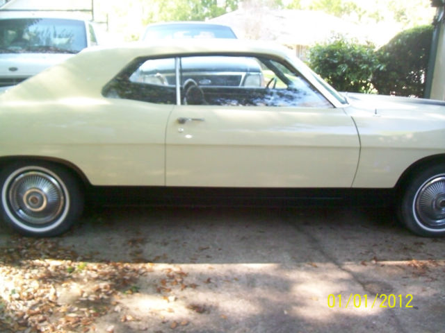 1969 Yellow Ford Fairlane Coupe