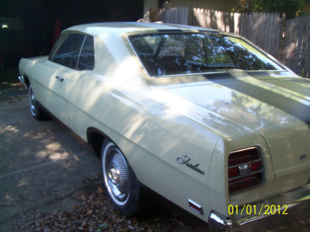 1969 Yellow Ford Fairlane Coupe