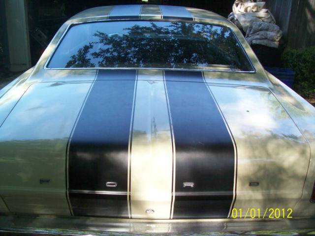 1969 Yellow Ford Fairlane Coupe