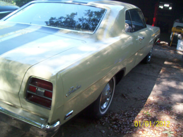 1969 Yellow Ford Fairlane Coupe