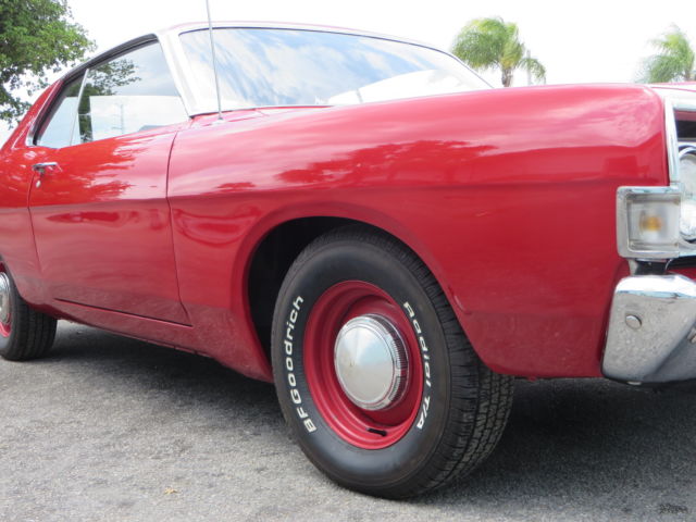 1969 Red Ford Fairlane Coupe