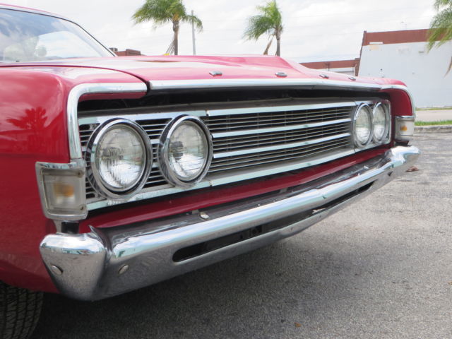 1969 Red Ford Fairlane Coupe