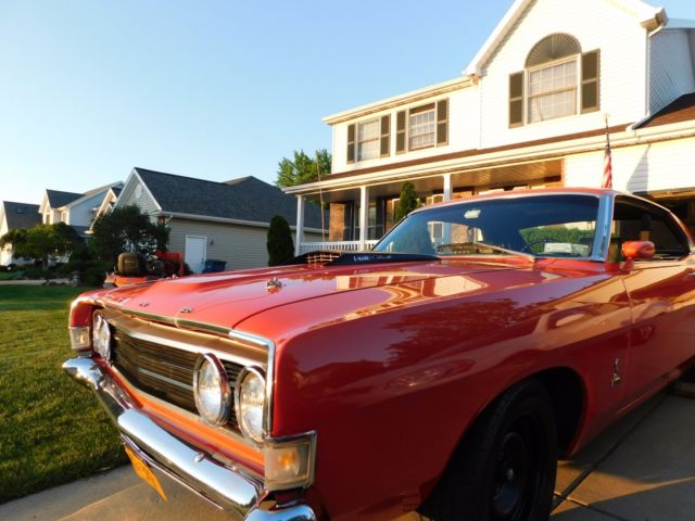 1969 Orange Ford Torino