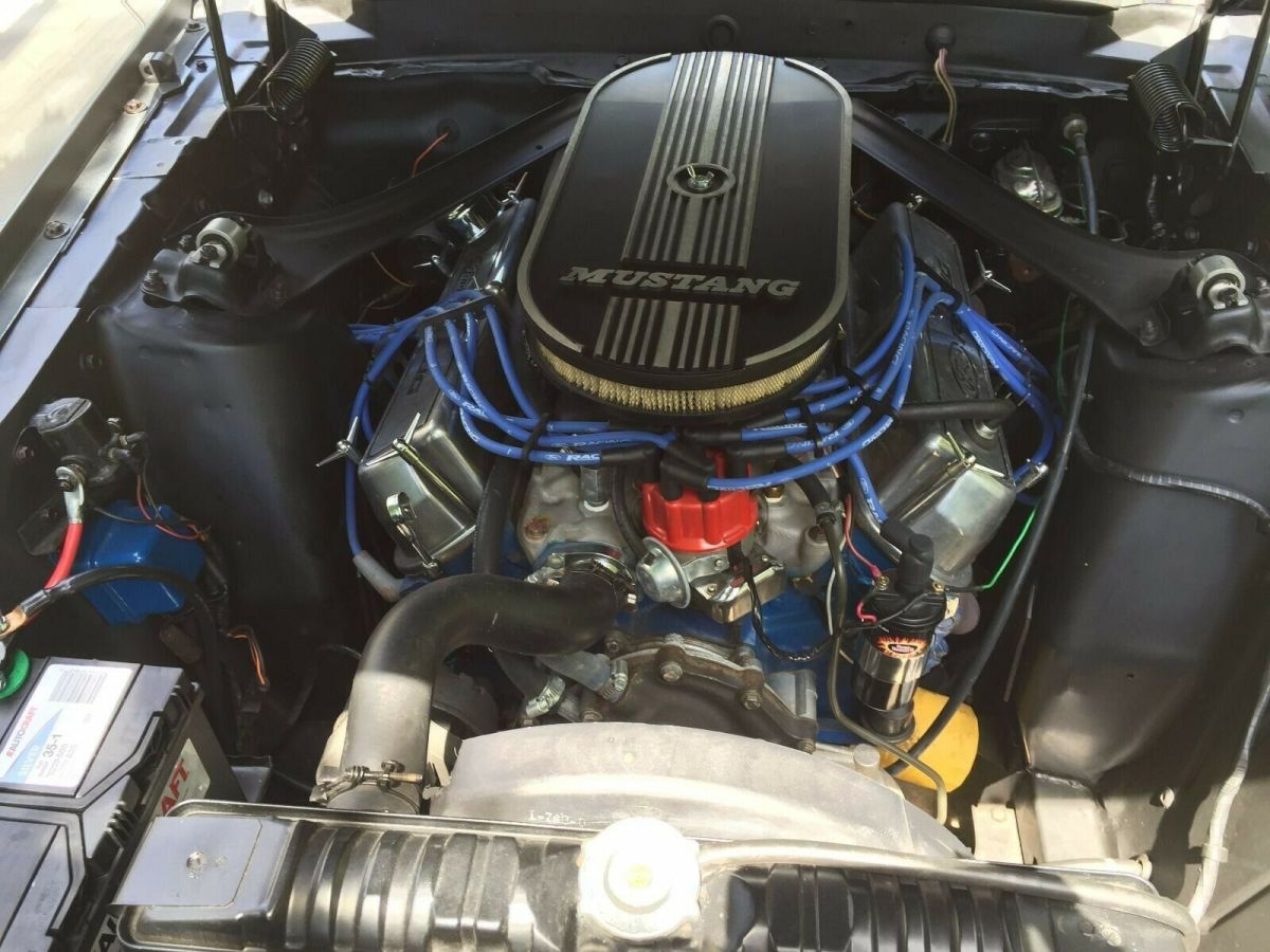 1969 metallic flake gunmetal/grey Ford Mustang Fastback