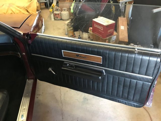 1969 Burgundy Ford Galaxie Fastback