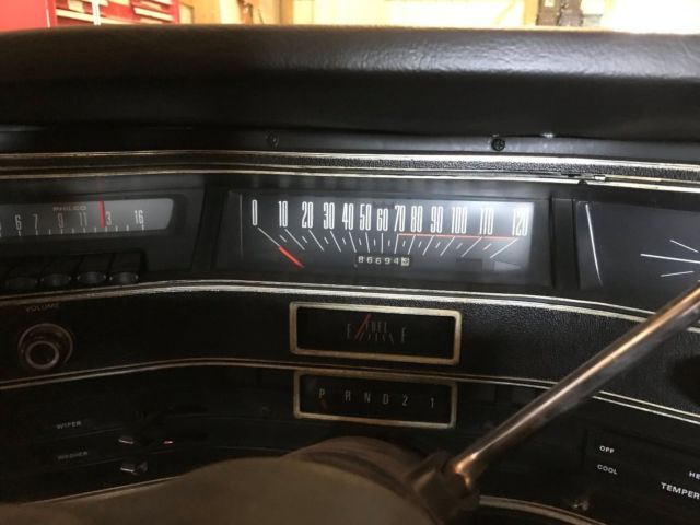 1969 Burgundy Ford Galaxie Fastback