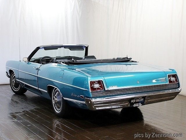 1969 Blue Ford Galaxie Convertible