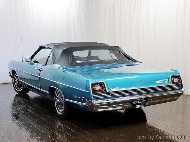 1969 Blue Ford Galaxie Convertible