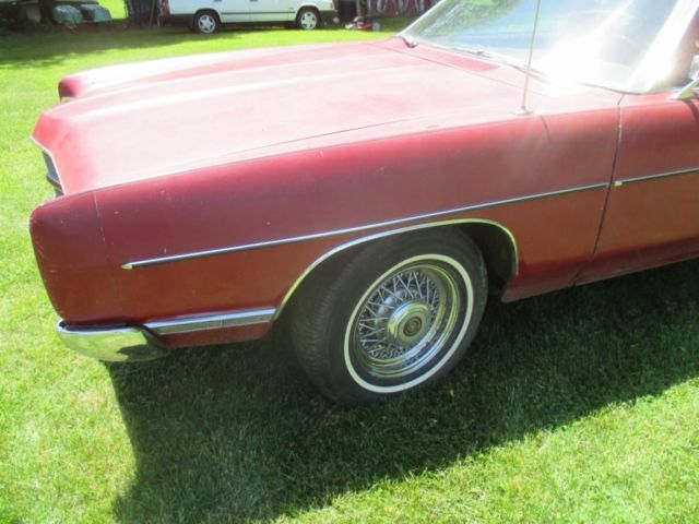 1969 Red Ford Galaxie Convertible