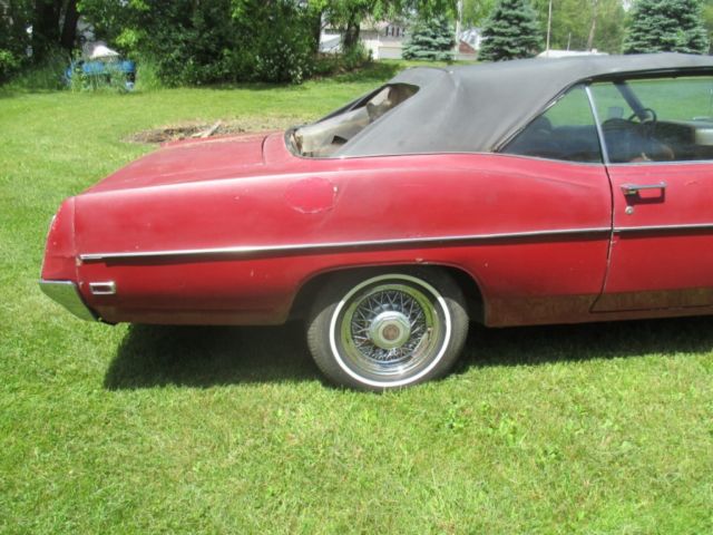 1969 Red Ford Galaxie Convertible