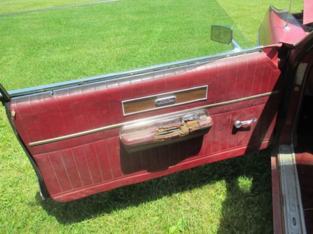 1969 Red Ford Galaxie Convertible