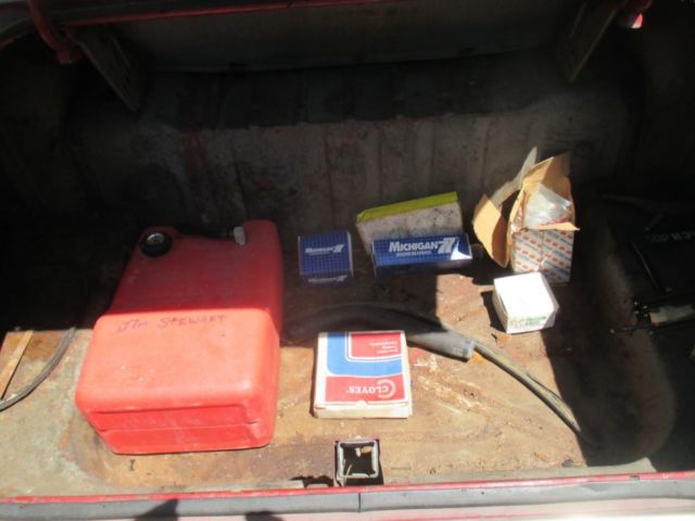 1969 Red Ford Galaxie Convertible