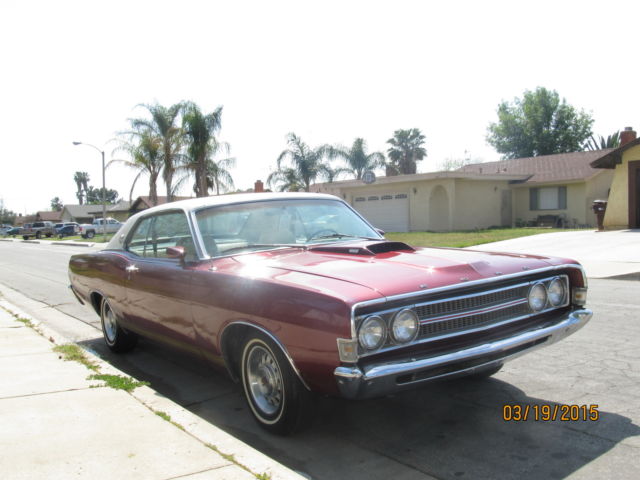 1969 Burgundy Ford Torino