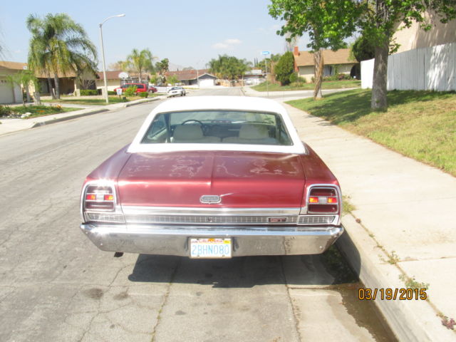 1969 Burgundy Ford Torino