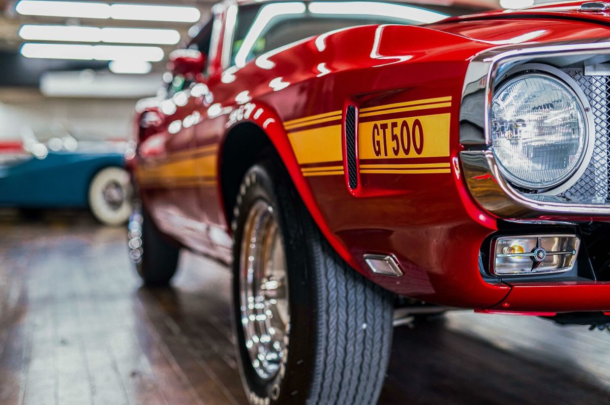 1969 Red Ford GT500 Fastback