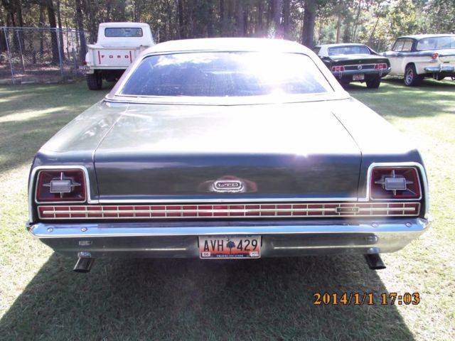 1969 Green Ford LTD Coupe