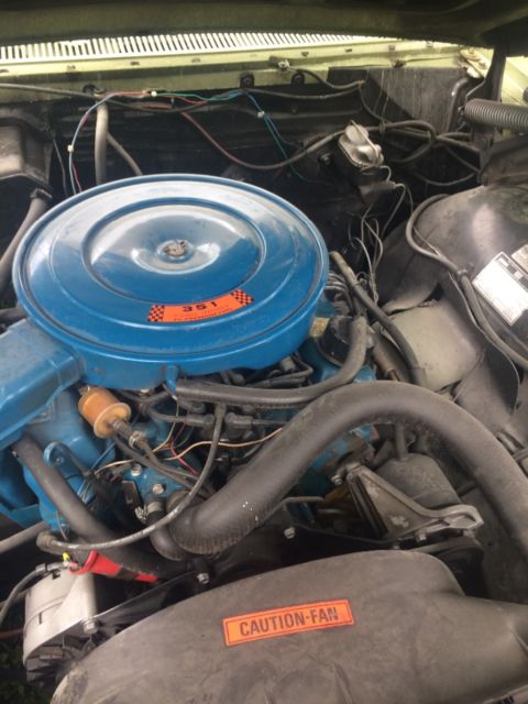 1969 Green Ford Galaxie Coupe