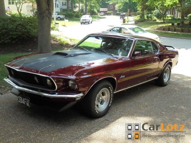 1969 Red Ford Mustang Coupe