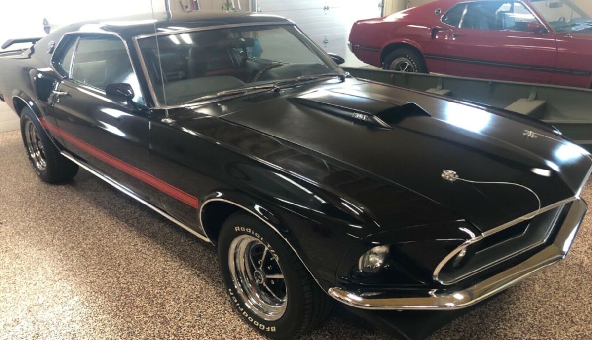 1969 Black Ford Mustang