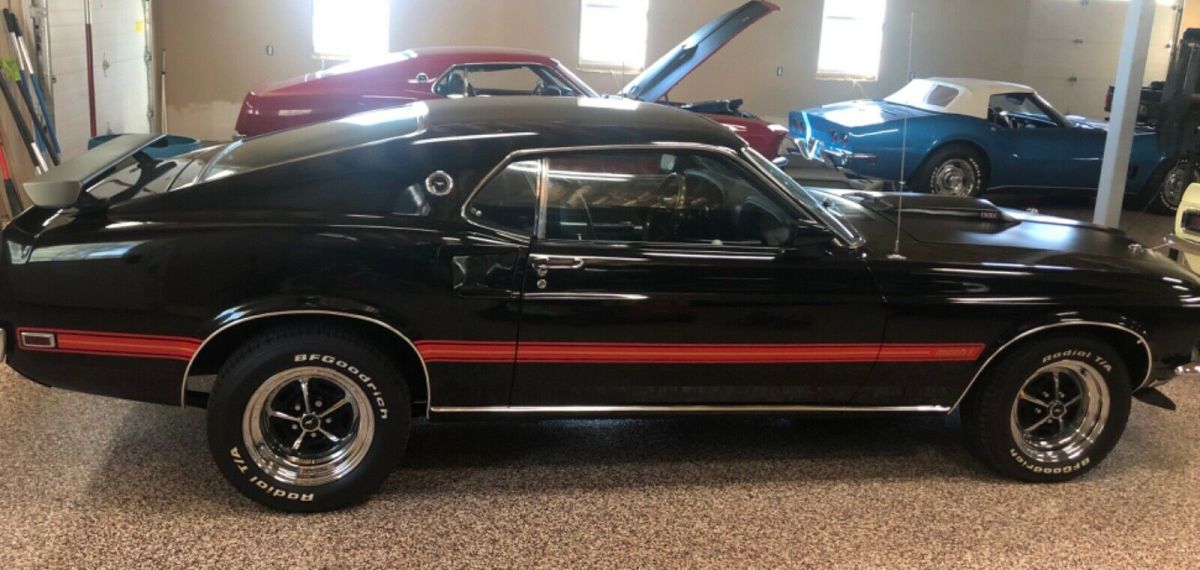 1969 Black Ford Mustang