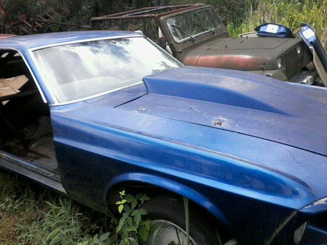 1969 Blue Ford Mustang Coupe