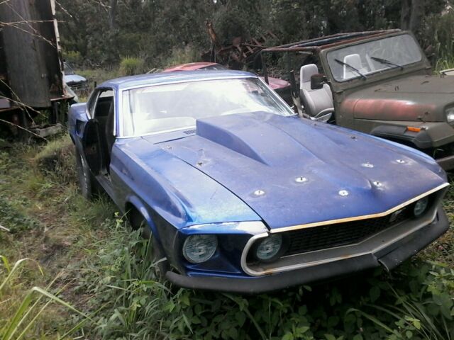 1969 Blue Ford Mustang Coupe