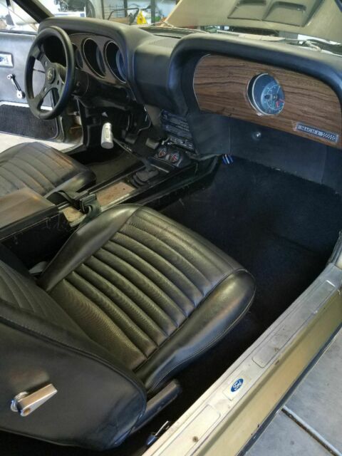 1969 Gold Ford Mustang Fastback