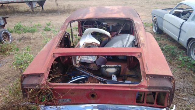 1969 Red Ford Mustang Fastback