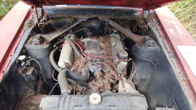1969 Red Ford Mustang Fastback