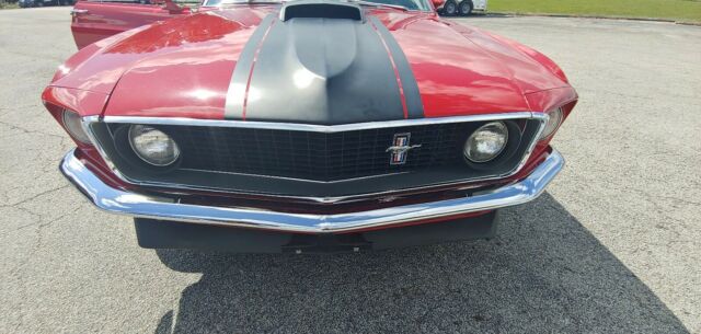 1969 Red Ford Mustang Coupe