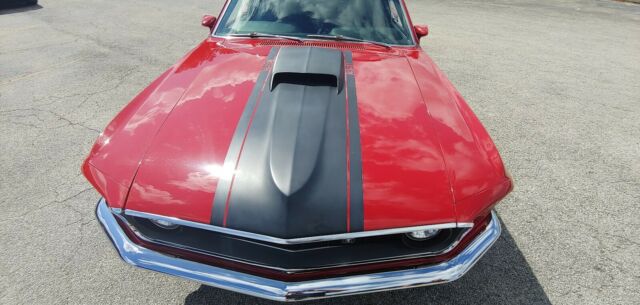 1969 Red Ford Mustang Coupe