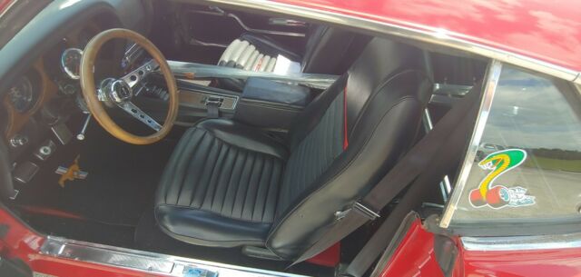 1969 Red Ford Mustang Coupe