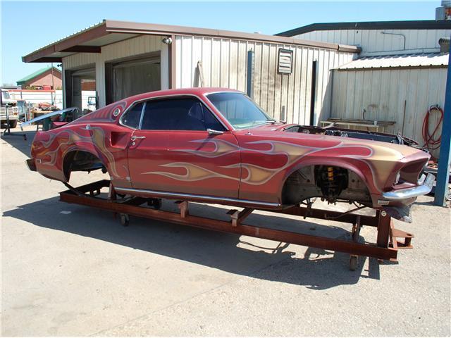 1969 Blue Ford Mustang Fastback
