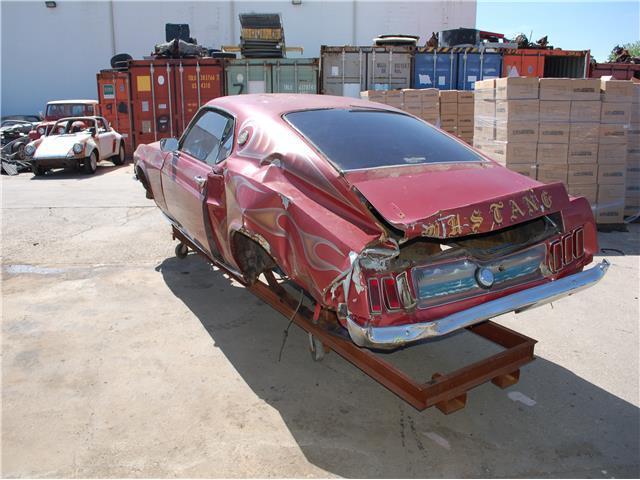 1969 Blue Ford Mustang Fastback