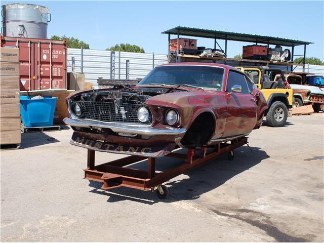 1969 Blue Ford Mustang Fastback