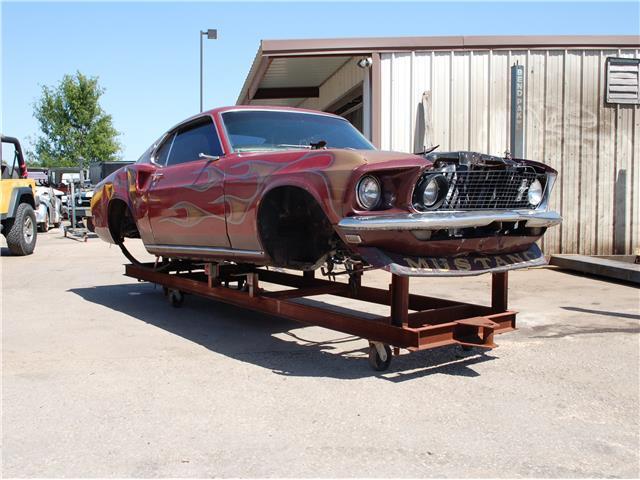 1969 Blue Ford Mustang Fastback