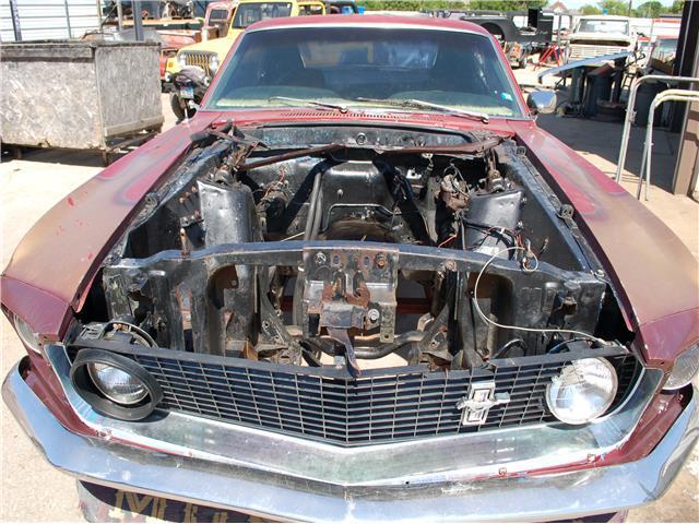 1969 Blue Ford Mustang Fastback