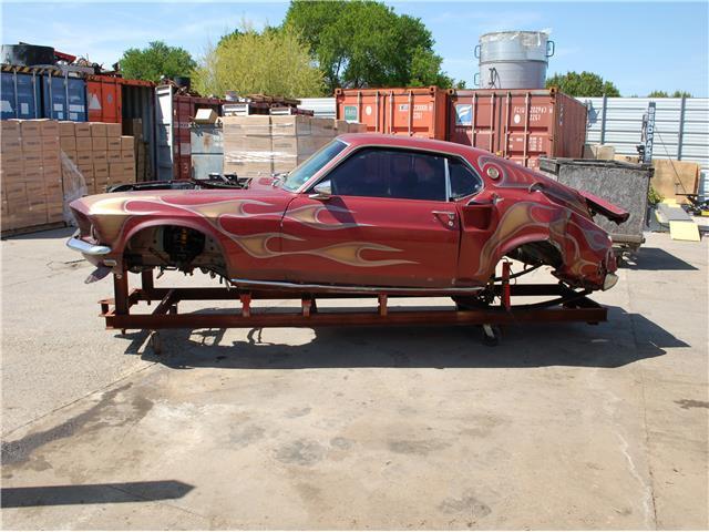1969 Blue Ford Mustang Fastback