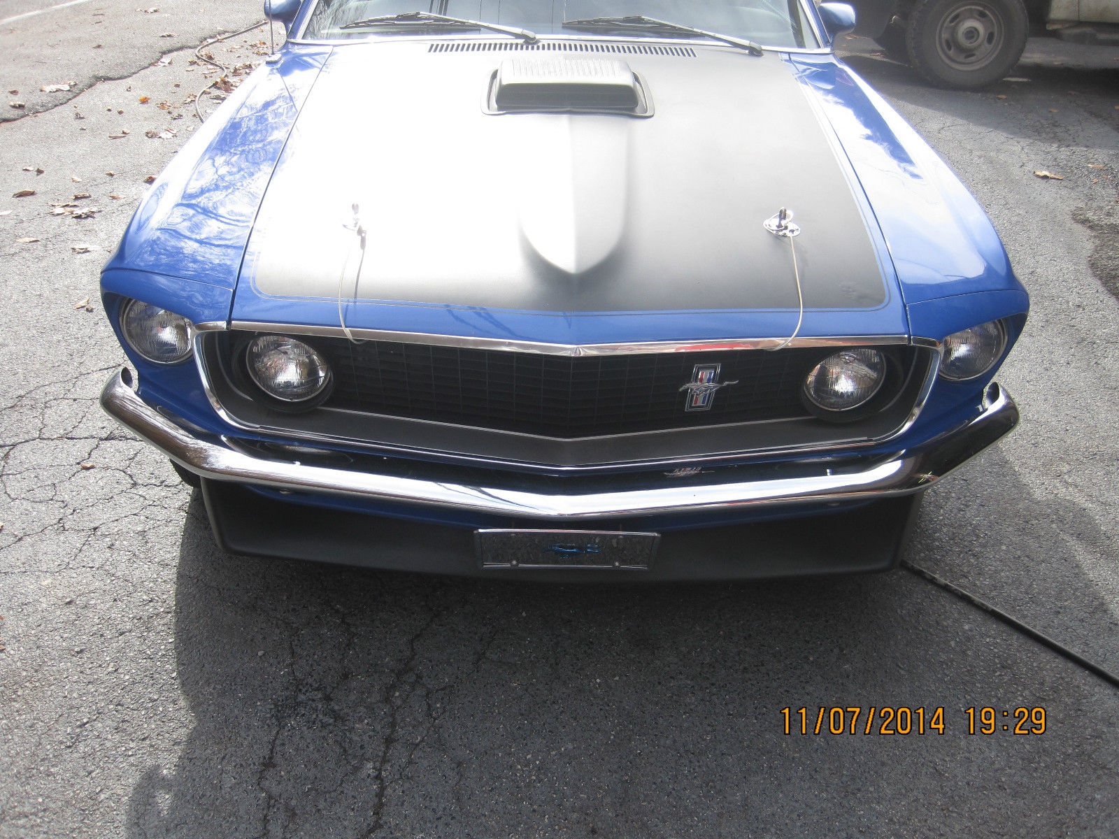 1969 Blue Ford Mustang Fastback