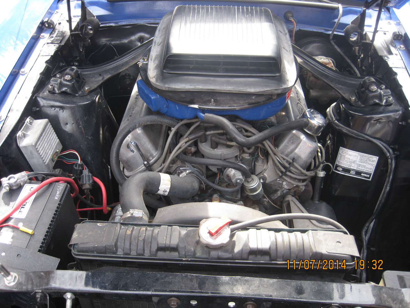 1969 Blue Ford Mustang Fastback