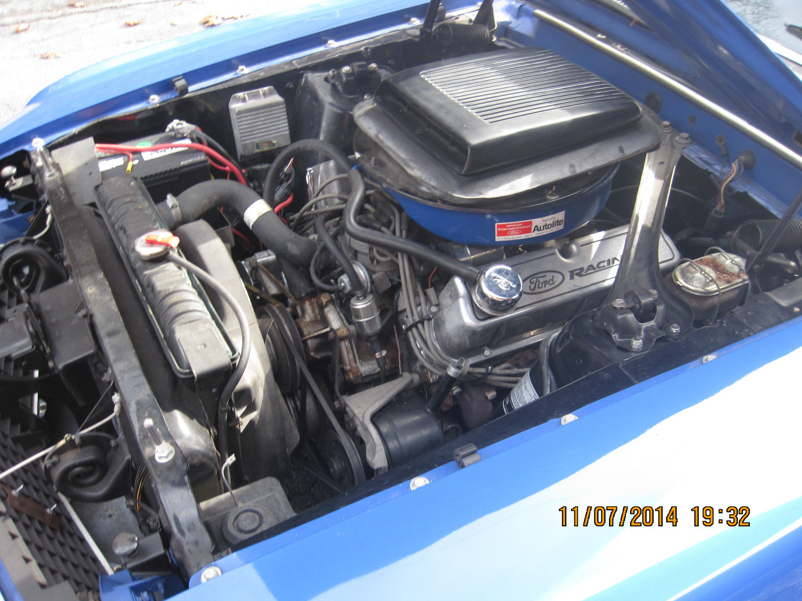 1969 Blue Ford Mustang Fastback