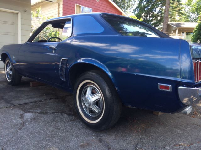 1969 Blue Ford Mustang Coupe