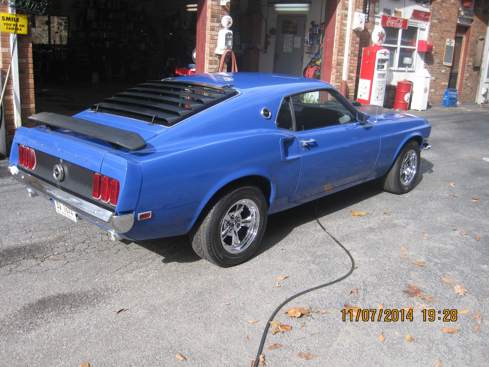 1969 Blue Ford Mustang Fastback