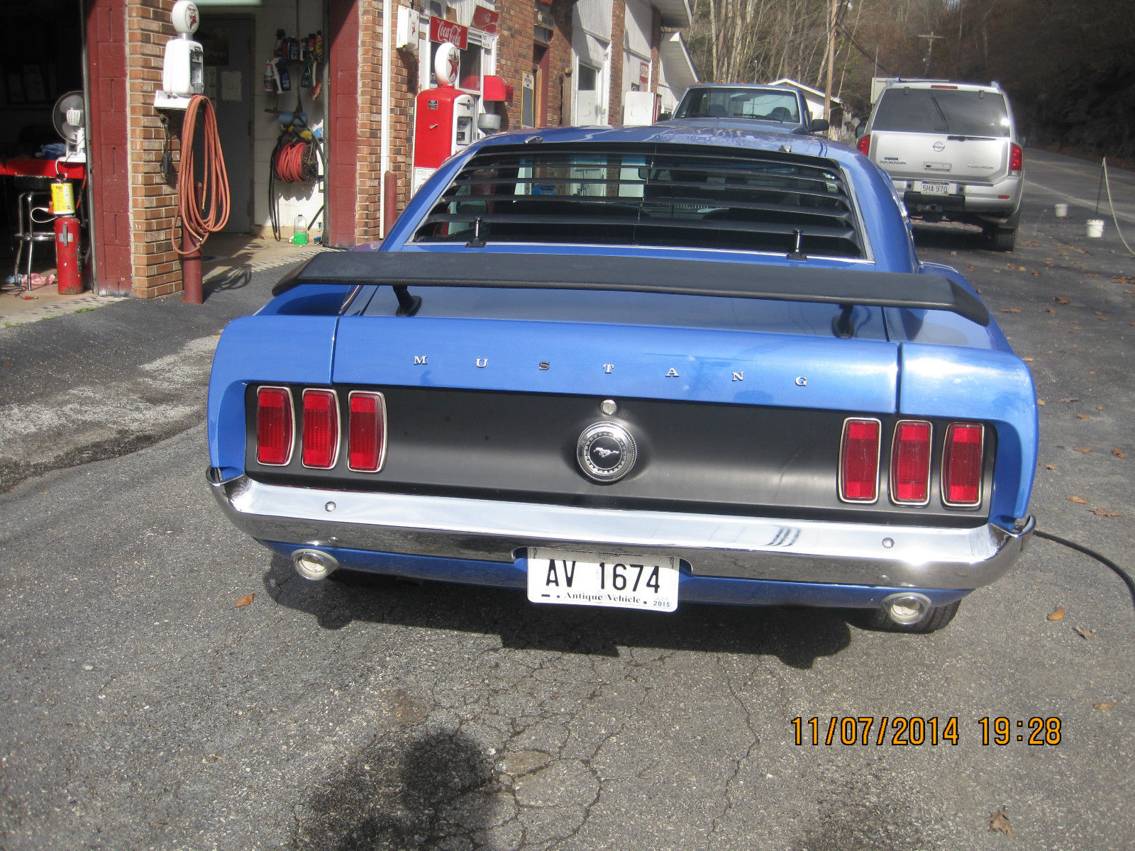 1969 Blue Ford Mustang Fastback