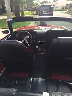 1969 Red Ford Mustang Convertible