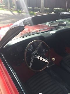 1969 Red Ford Mustang Convertible