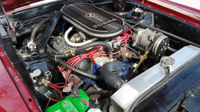 1969 Maroon Ford Mustang