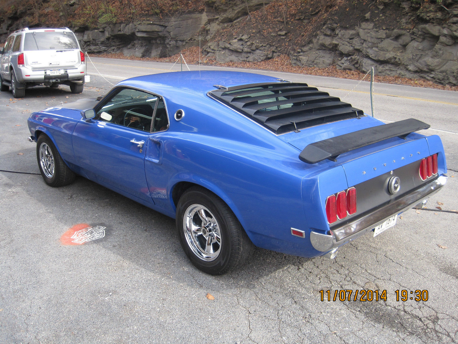 1969 Blue Ford Mustang Fastback