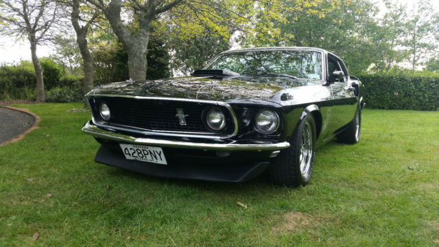 1969 Black Ford Mustang Fastback